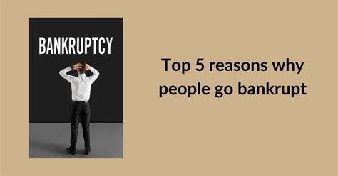 What Are The Top Reasons People Go Bankrupt Los Angeles Bankruptcy