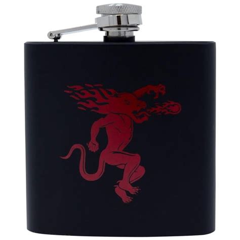 Fireball Whiskey 49530 Fireball Whiskey Fireball Dragon Logo Flask ...