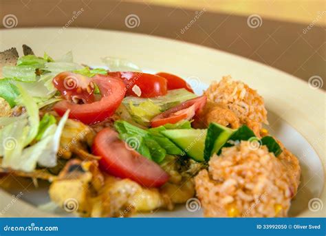 Delicious Mexican Food On A Plate Stock Photo Image Of Snack Cuisine