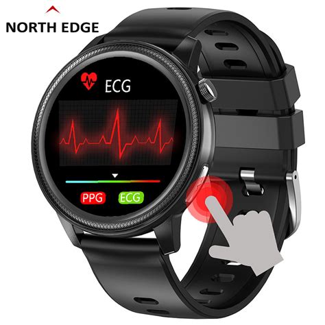 North Edge ECG Watch Heart Rate Monitor Blood Oxygen Bluetooth Wrist