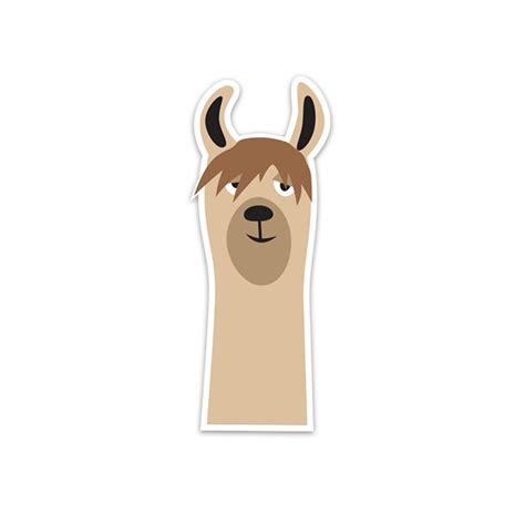 Llama Sticker Vinyl Sticker Beautiful Stickers Stickers