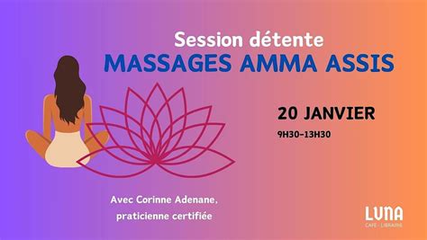 Massages Amma Luna Café Librairie Grenoble 24 February 2024