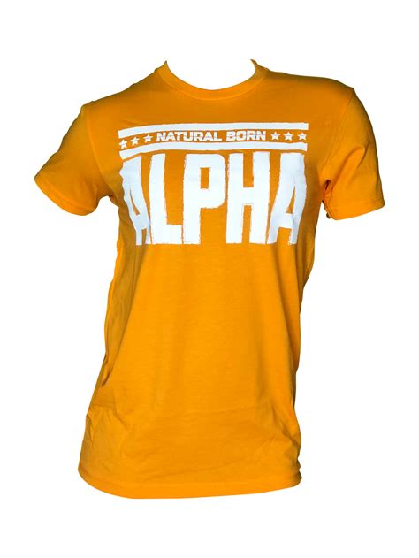 Women's "Natural Born Alpha" T-Shirt (Gold Dust) – Alpha Wear