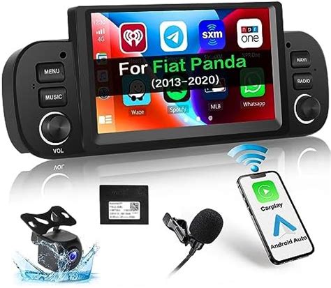 Hikity 1G 32G Android 13 Autoradio Pour Fiat Panda 2013 14 15 16 17 18