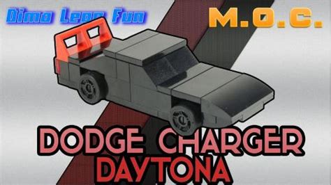 Lego Moc Dodge Charger Daytona By Zagdima Rebrickable Build With Lego