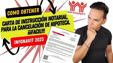 Carta de instrucción notarial para cancelación de hipoteca guía paso a