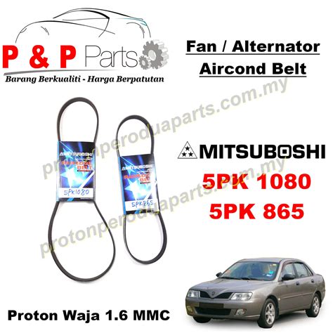 Fan Aircond Alternator Belt Proton Waja Mmc Mitsubishi Pk