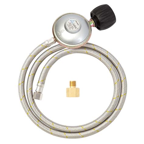 Pol 275kpa Pressure Regulator And Braided Hose 1200mm Gasmate