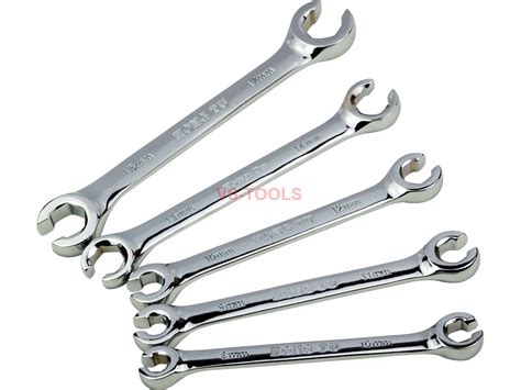 5pcs 8 17mm Metric Set Flare Nut Fitting Brake Hidrolic Line