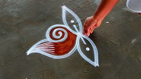 Panguni Madham Small Kolam DesignEasy Chinna MugguluSangu Kolam