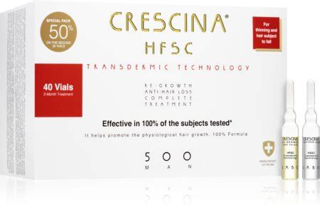 Crescina Transdermic 500 Re Growth and Anti Hair Loss starostlivosť pre