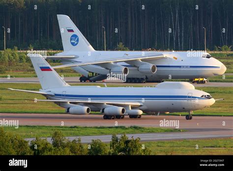 Russian Air Force IL 86VKP IL 80 Airborne Command Post And An 124