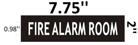 Hpd Signs Fire Alarm Room Sign Sturdy Hpd Aluminum Sign 2x7 75 Hpd Signs The Official Store