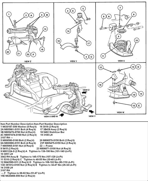 Crown Vic Front Suspension Diagram