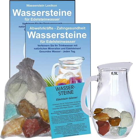 Wassersteine Edelsteinwasser Set G Edelsteine Zum Energetisieren