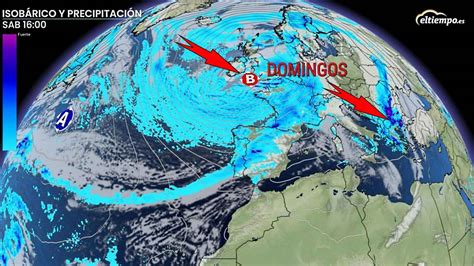 La borrasca Domingos llega a España tras Ciarán con vientos de 120