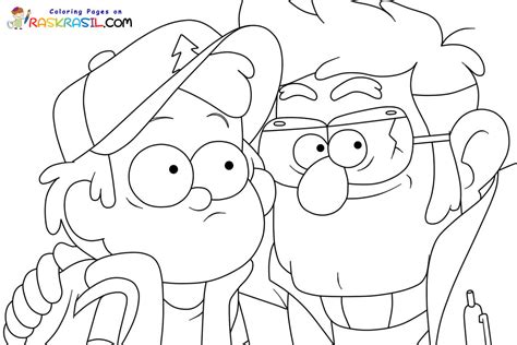 Bill Gravity Falls Coloring Pages