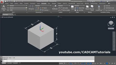 Autocad 3d Dimensioning Tutorial Autocad 3d Dimension In Z Axis