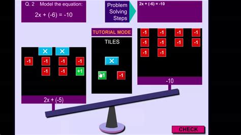 Balancing Scales To Solve Equations