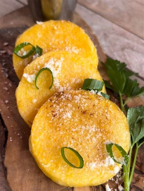 Easy Air Fryer Polenta Rounds And Fries SueSeaQPI