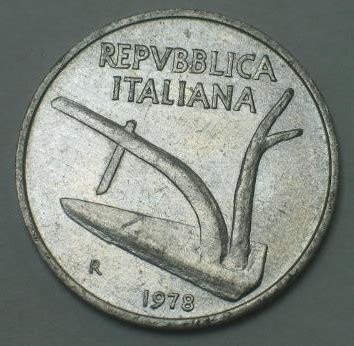 delgrey edle Metalle Münzen 10 Lire 1974 Italien