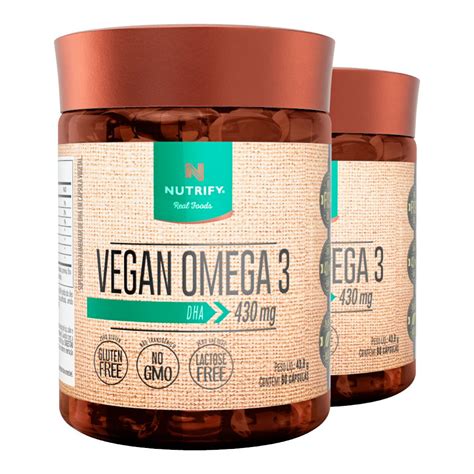 Kit Mega Vegano Dha Nutrify C Psulas Edin