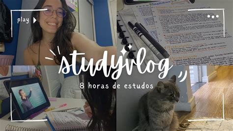 Studyvlog Minha Rotina De 8 Horas De Estudos YouTube