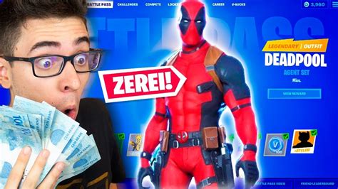 ZEREI O NOVO PASSE DE BATALHA DA TEMPORADA 2 DO FORTNITE YouTube