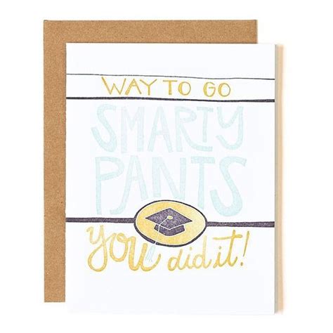 Way To Go Smarty Pants Graduation Card — Marrygrams