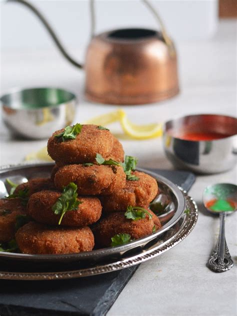 Potato Peas Cutlet Aloo Mutter Cutlet Pepper Bowl Potato Cutlets