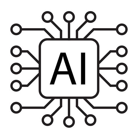 S Mbolo De Icono De Vector De Chip De Procesador De Inteligencia