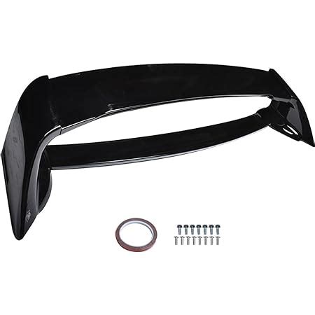 Amazon Silscvtt Glossy Black Abs Plastic Rear Trunk Spoiler Wing