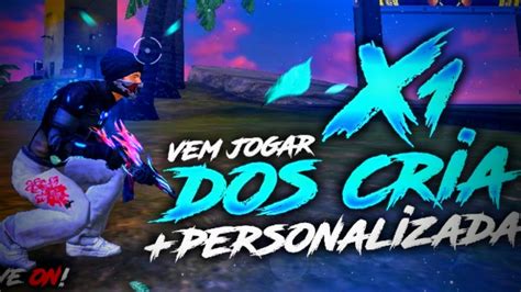 Free Fire Ao Vivo Sala Personalizada X V Rumo Ao Mestre