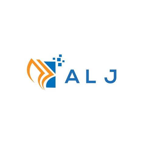 Alj Credit Repair Accounting Logo Design On White Background Alj