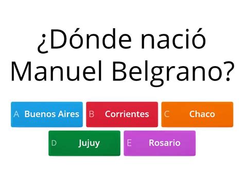 Manuel Belgrano Quiz