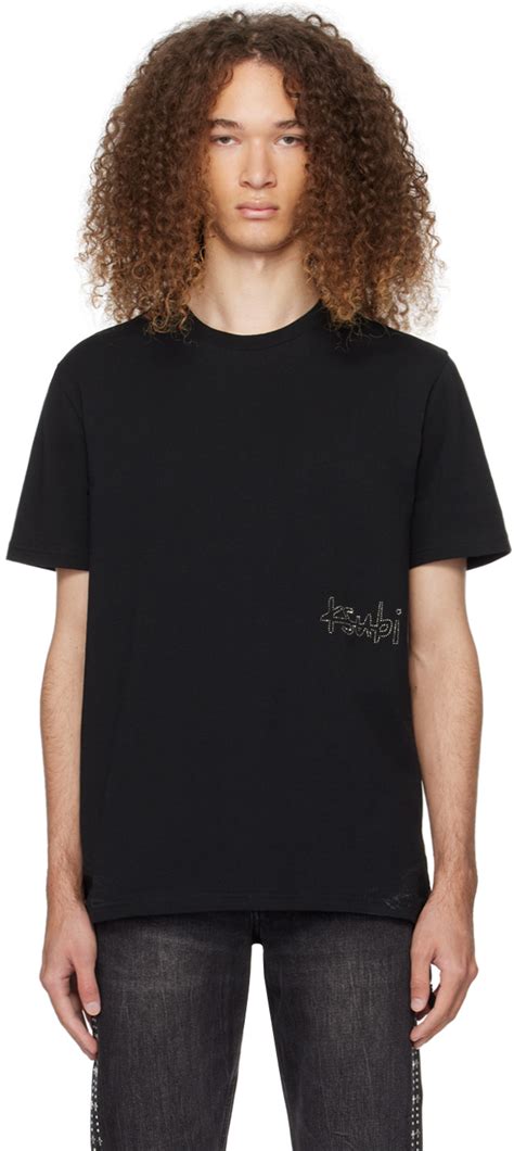 Ksubi Black Krystal Bling Kash T Shirt Ssense Uk