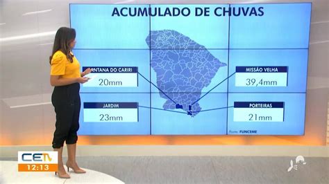 CETV 1ª Edição Fortaleza Veja a previsão do tempo desta segunda