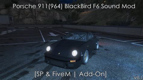 Porsche Blackbird F Sound Mod Add On Sp Fivem Gta SexiezPicz Web Porn