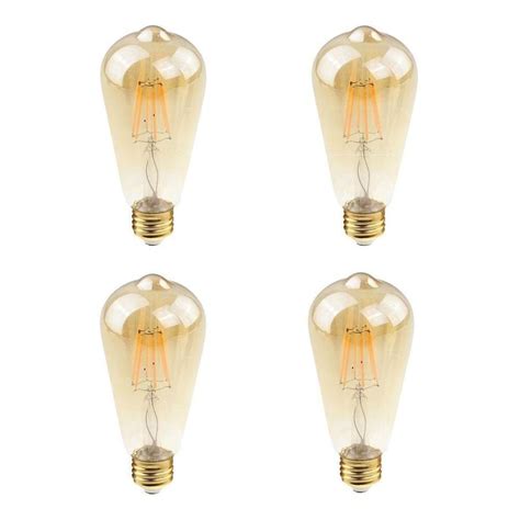 Lampada Led Filamento W Vintage Retro Ambar Casas Bahia