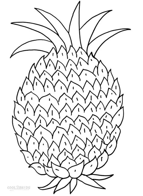 Coloriages Ananas Coloriages Gratuits à Imprimer