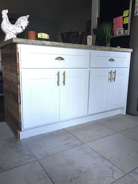 After DYI Kitchen Cabinet Makeover With Rust Oleum Cabinet