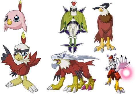 Hawkmon S Forms Digimon Adventure 02 By L Dawg211 On Deviantart