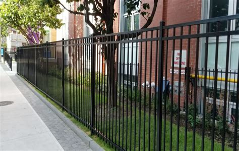 Black Picket Fence Canada Black Fence Canada