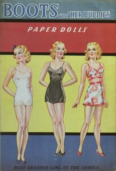 Boots And Her Buddies Paper Dolls Paper Dolls Book Vintage Paper Dolls