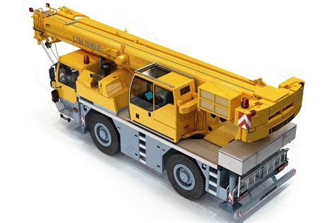 Liebherr Mobile Crane Ltm 1040 Rigged 3d Model 149 Max Free3d