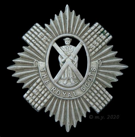 Royal Scots The Lothian Regiment Territorial Battalions Cap Badge