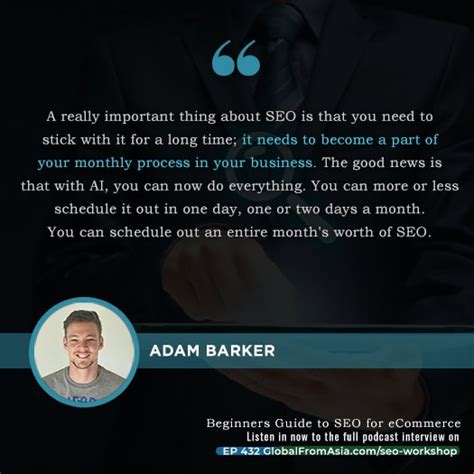 Beginners Guide To Seo For Ecommerce With Adam Barker