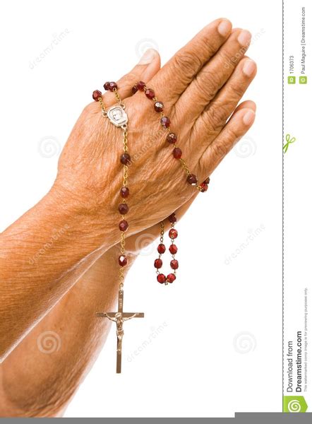 Praying Hands With Rosary Clipart Free Images At Vector