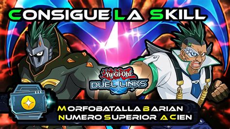 Yugioh Duel Links Deck Para Obtener La Skill Morfobatalla Barian