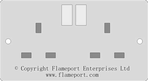 Double Socket Outlet Symbol